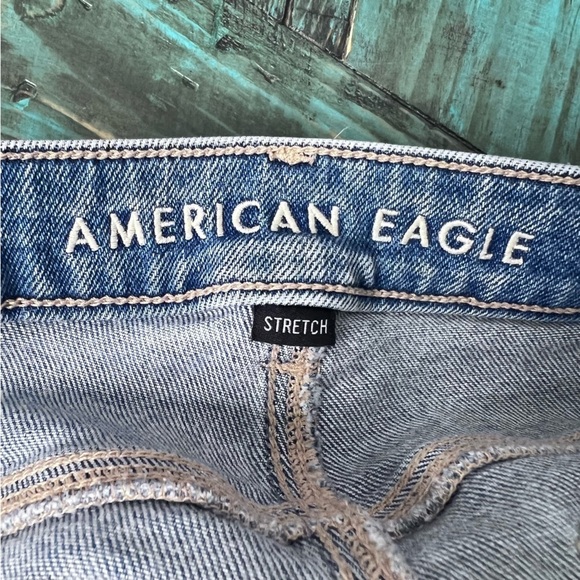 American Eagle Mom Straight Jeans Size 14 - Picture 10 of 13